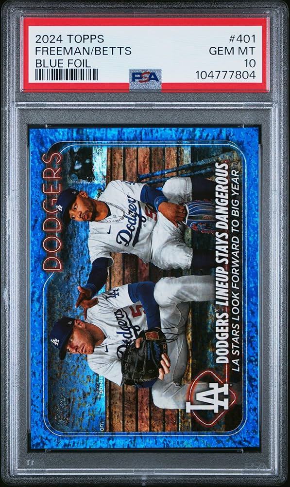 Amazon.com: Freddie Freeman Mookie Betts 2024 Topps Blue
